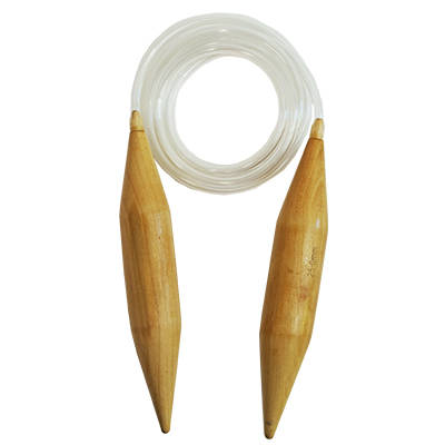 KNITTING NEEDLES - WOOD 120CM CIRCULAR 25MM
