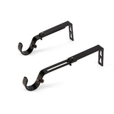ADJUSTABLE DRAPERY ROD BRACKETS