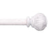 DRAPERY ROD WITH DOORKNOB FINIALS 72-144 INCH