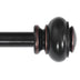 TAILOR HOME DRAPERY ROD 3/4" WITH DOORKNOB FINIALS 48"-84"