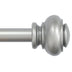 TAILOR HOME DRAPERY ROD 3/4" WITH DOORKNOB FINIALS 48"-84"