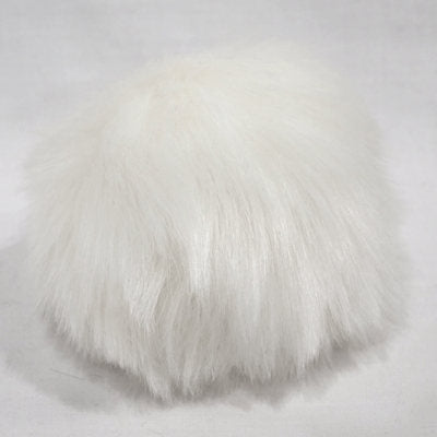 FAUX FUR POMPOM 10CM