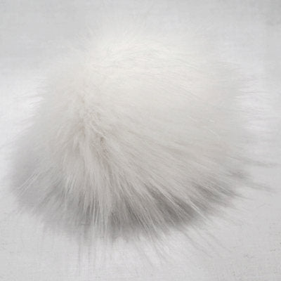 FAUX FUR POMPOM 10CM