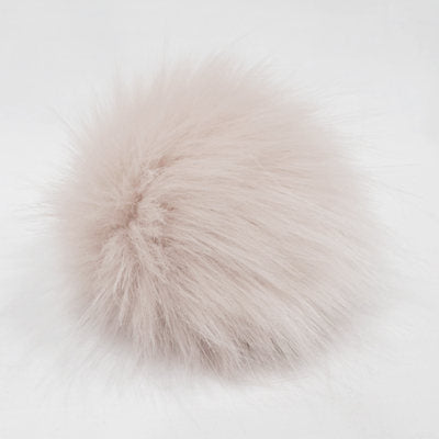 FAUX FUR POMPOM 10CM