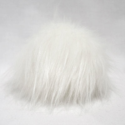 FAUX FUR POMPOM 10CM