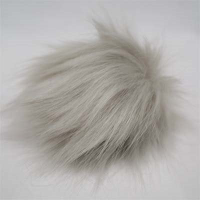 FAUX FUR POMPOM 10CM