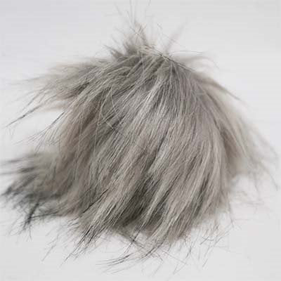 FAUX FUR POMPOM 10CM