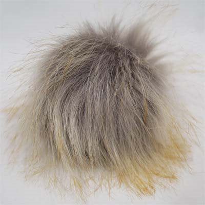 FAUX FUR POMPOM 10CM