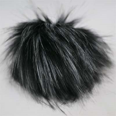 FAUX FUR POMPOM 10CM