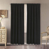 ALSTON BACK TAB PANEL - BLACK