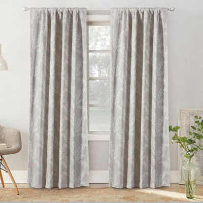 BAYVIEW BACK TAB PANEL 52x96" - LINEN