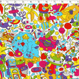 SABRINA RAYON TWILL PRINTS - CATS/COWS/BIRDS