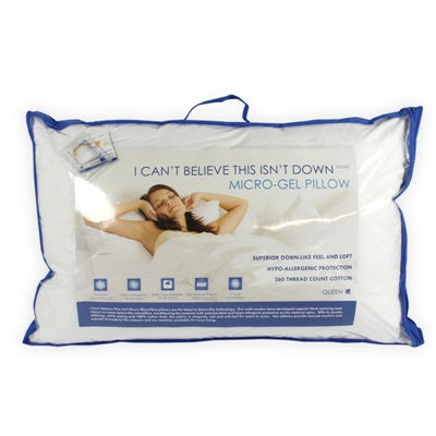 I CAN'T BELIEVE IT'S NOT DOWN GUSSETED PILLOW - QUEEN