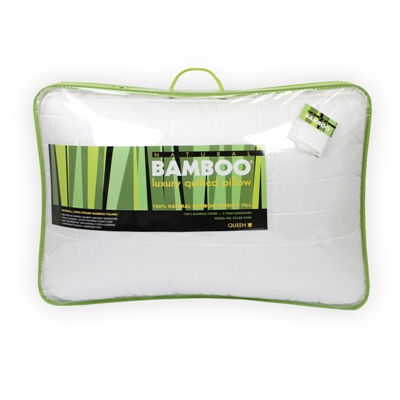 Natural bamboo pillow deals