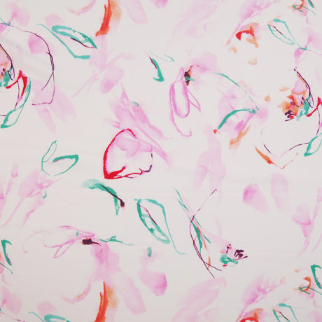 GEORGIA POLYESTER PRINTS - ABSTRACT FLORAL