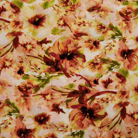 GEORGIA POLYESTER PRINTS - WATERCOLOR FLORAL