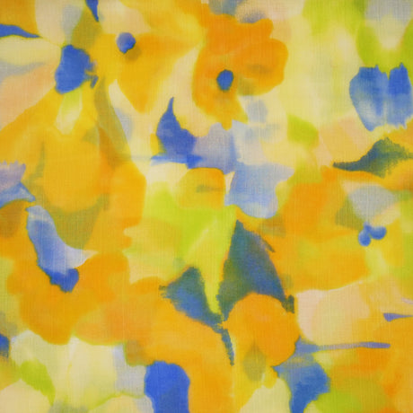 EDITH POLYESTER PRINTS - DISTRESSED FLORAL