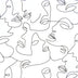 SABRINA SATIN PRINTS - ABSTRACT FACES