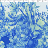 ILENE CREPE PRINTS - BOTANICAL FLORAL BORDER