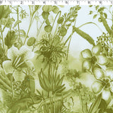 ILENE CREPE PRINTS - BOTANICAL FLORAL BORDER