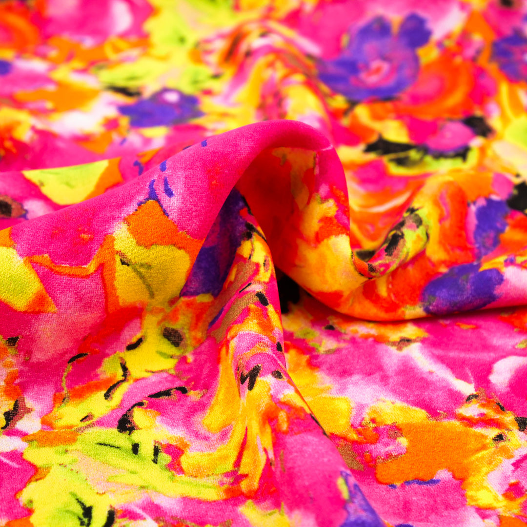 ILENE CREPE PRINTS - WATERCOLOR FLORAL