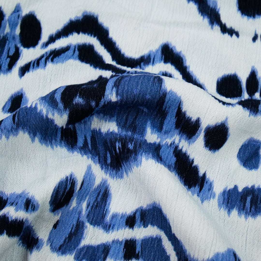 SAVANNAH - RAYON CRINKLE PRINTS - ABSTRACT BATIK