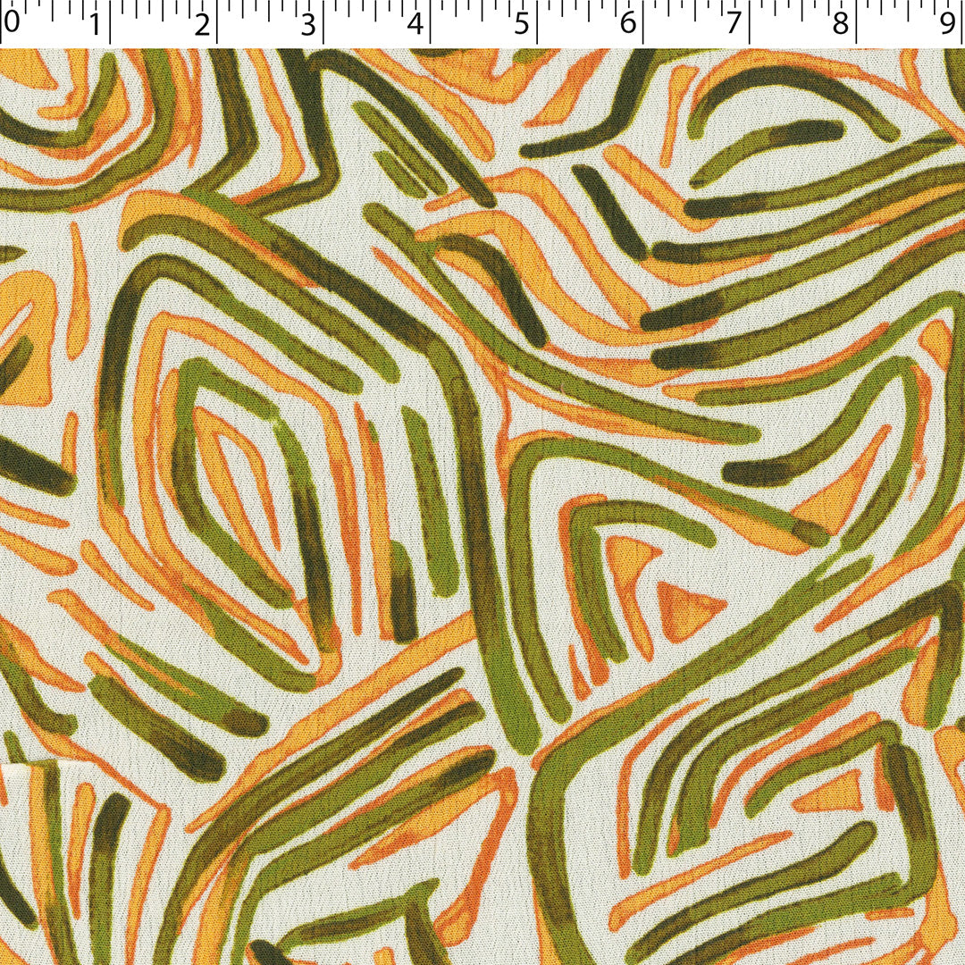 SAVANNAH - RAYON CRINKLE PRINTS - ABSTRACT GEOMETRIC