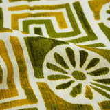 SAVANNAH - RAYON CRINKLE PRINTS - SQUARE GEOMETRIC