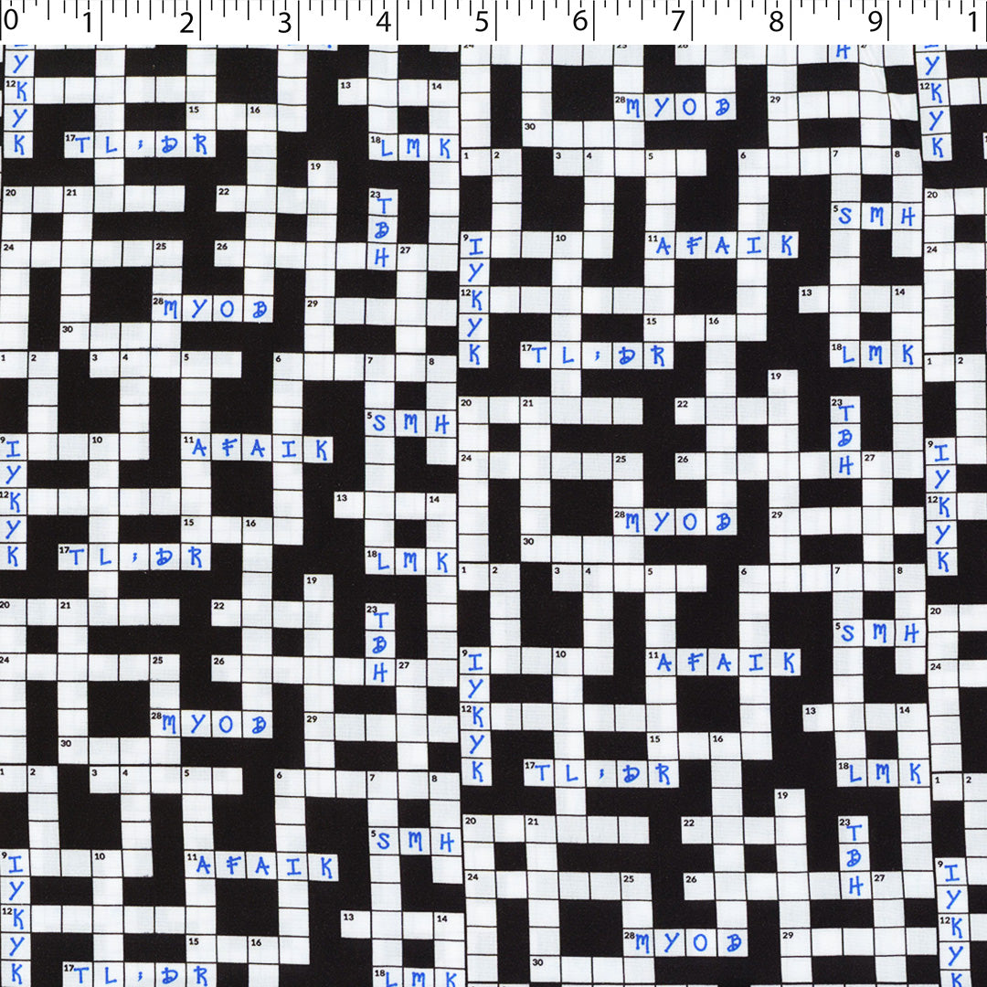 OLIVIA - RAYON PRINTS - CROSS-WORD