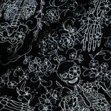 OLIVIA - RAYON PRINTS - SKELETONS/FLOWERS