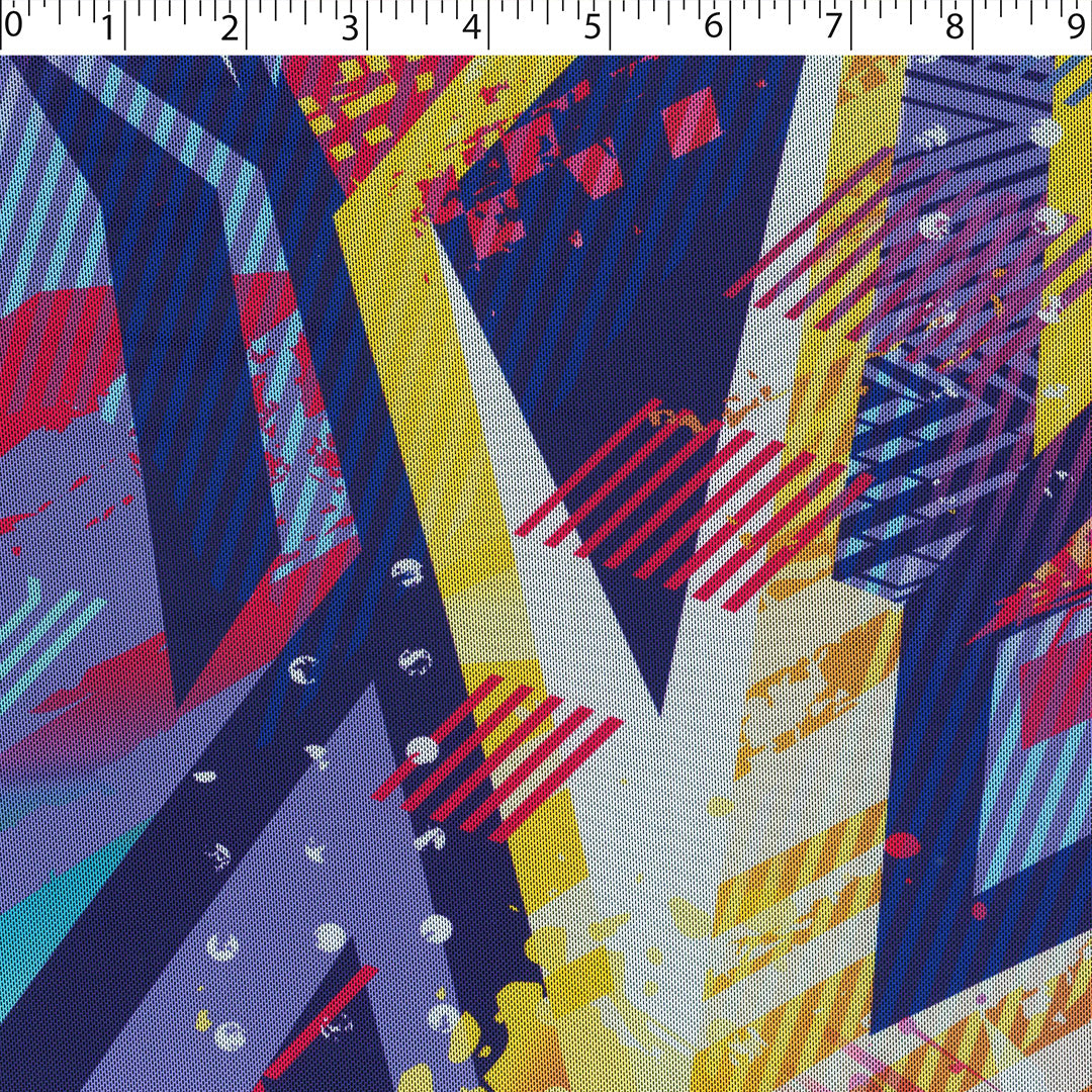 OLIVIA MESH PRINTS - GRAPHIC SHAPES