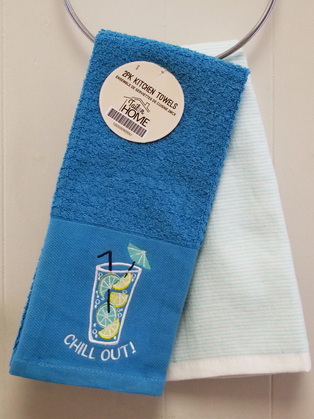 2PK KITCHEN TOWELS - CHILL OUT