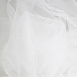 white nylon tulle