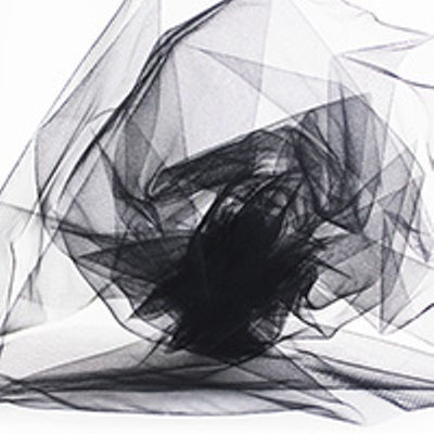 black nylon tulle