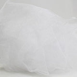 white shiny nylon tulle 108 inches