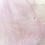 peony pink shiny tulle with a glitter dot