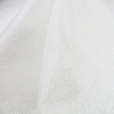 ivory tulle with matching glitter