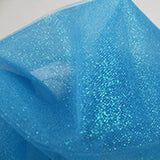 cindy blue tulle with matching glitter