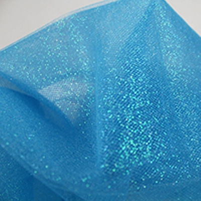 cindy blue tulle with matching glitter