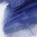 royal tulle with silver glitter