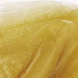 gold nylon shimmer organza