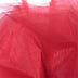 red nylon shimmer organza