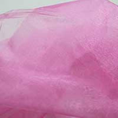 pink nylon shimmer organza