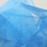 cindy blue nylon shimmer organza