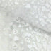white polyester tulle with flocked heart