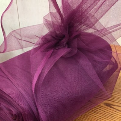 wine nylon netting with a crisp hand