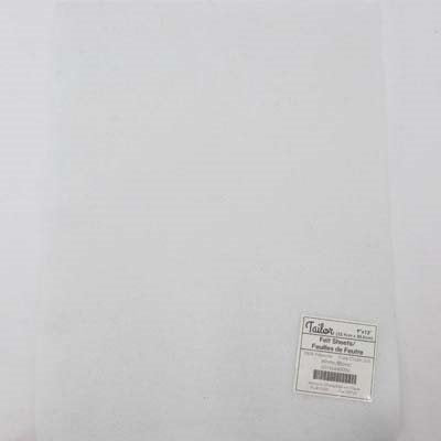 white polyester felt sheets