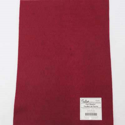 ruby polyester felt sheets