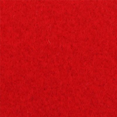 red polyester felt