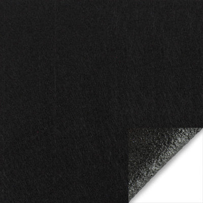 adhesive polyester felt square - black